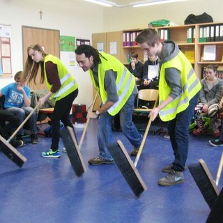 img_0181 Montessori-Schulzentrum Leipzig - Schülerblog - Rhythm & Percussion - der Workshop mit dem Sound des Alltags